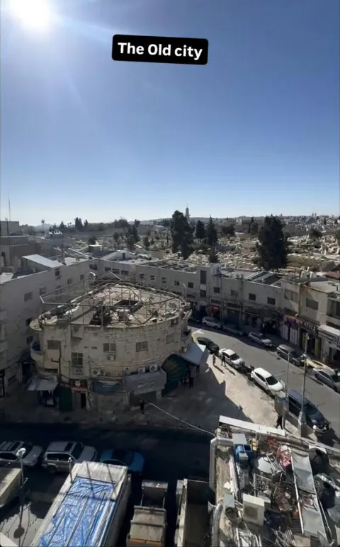 Looking over Jerusalem's Old City